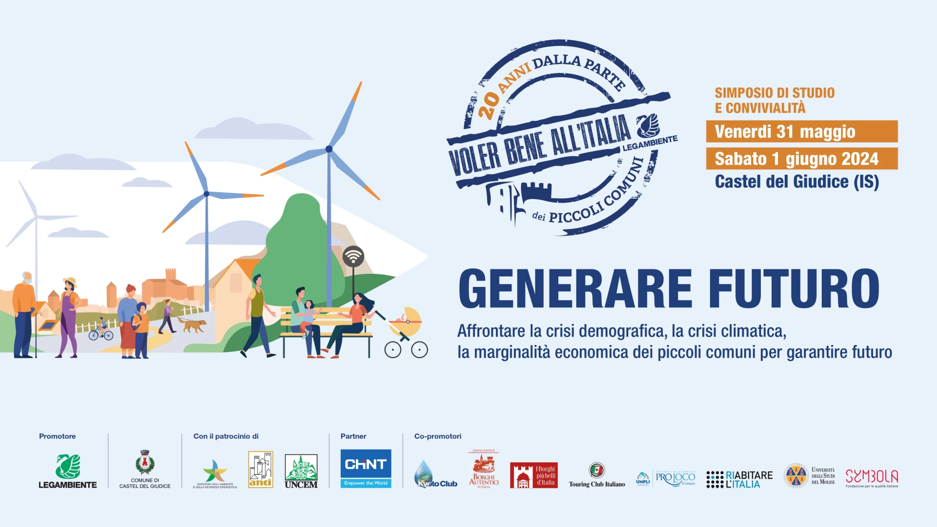 Legambiente celebra a Castel del Giudice  Voler Bene all'Italia, per il futuro sostenibile dei piccoli comuni